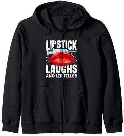 Lip Filler Lippenstift lacht und Lippenfüller Lippenvergrößerung Kapuzenjacke