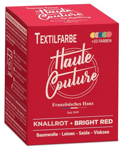 Haute Couture - Teinture Textile Tout-en-Un - Rouge Vif - 350g