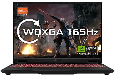 ASUS TUF Gaming A16 FA608PM 16.0 WUXGA 165Hz Gaming Laptop (AMD Ryzen 9-7940HX, NVIDIA GeForce RTX 5070 Graphics, 32GB RAM, 1TB PCIe SSD, 3 Month Xbox Game Pass, Windows 11)