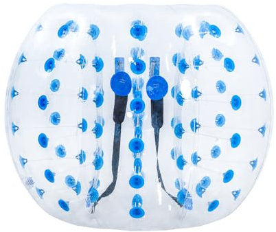 HAPYBOUCY 1 pelota inflable para hámster humano de 5 pies, pelota Zorb para adultos o niños, fútbol de burbujas para tiempo deportivo (una azul)