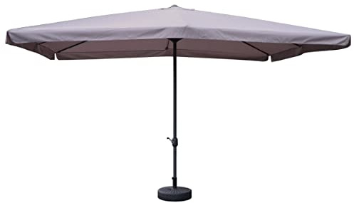 MA MAISON Ombrellone da Giardino Rettangolare 3x4 Metri - in Alluminio, Regolabile, da Esterno, Impermeabile, con Manovella- Resistente ai Raggi UV Elegante