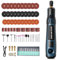 Elektrische Gravierstift, 96pcs Multifunktionaler Gravierwerkzeugsatz, Tragbare Drahtlose Gravurwerkzeug, Wiederaufladbarer USB Gravierstift,DIY Drehwerkzeug für Schmuck,Holz,Glas,Metall & Keramik