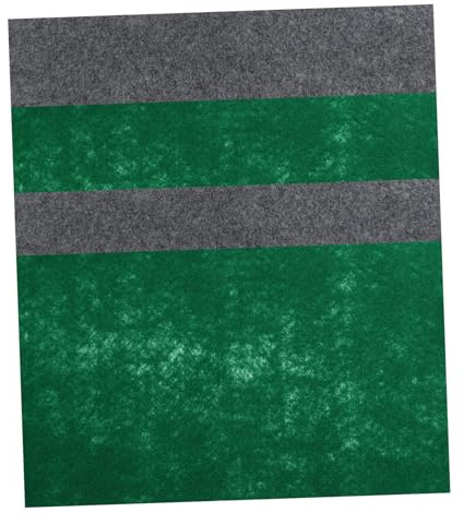 TOGEVAL Alfombra de Terrario Sustrato Transpirable 4 Piezas (50x30 Cm Gris y Verde) Absorbente de Poliéster para Reptiles y Serpientes para Tortugas, Geckos y Anfibios en Terrarios