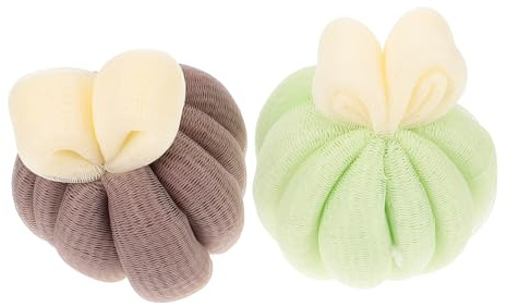 Beaupretty 2pièces Boule Exfoliante de Bain et Douche Lot de Boules de Loofah Accessoires de Salle de Bain Éponges pour Corps