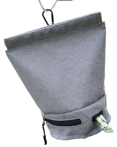 Generico Porta bolsas para heces para correas, resistente a los olores, con gancho flexible, impermeable, para cachorros, paseos, camping, picnic, correr