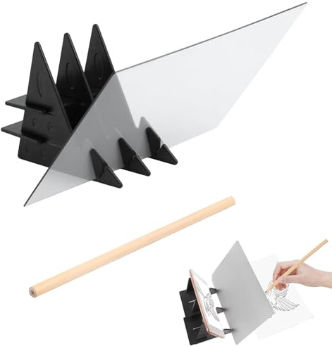 1 Set Optisches Zeichenbrett,Zeichenprojektor,Zeichenbrett Mit Bleistift,Zeichenplatte,Reflexion Zeichenprojektor,Für Malerei Des Handy-Und Tablet-Diy,Für Anime Malerei Kunst Zeichnungs Skizzen