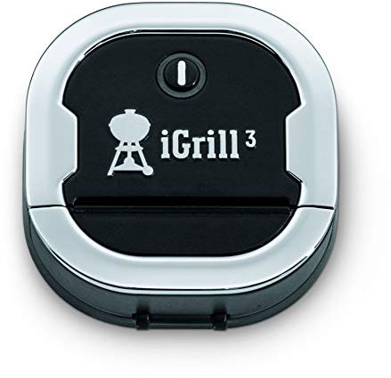 Weber 7205 iGrill 3 Thermometer, schwarz, 5,6 x 6,6 x 6,4cm, Grillthermometer, Grillassistent, Profigrillen