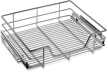 SOTECH 60 cm Teleskopschublade Vollauszug Küchenschublade Teleskopauszug Schubladenauszug Regal Schrankauszug