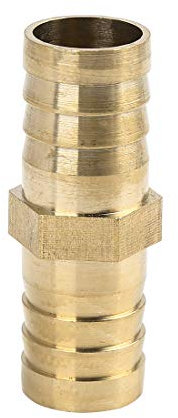 X AUTOHAUX 19mm Brass Barb Hose Fitting Straight Connector Adaptor for Air Water Gas Oil