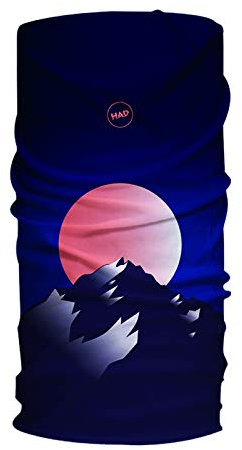 HAD Multifunktionstuch, Mondnacht, schwarz, Polyester, one size