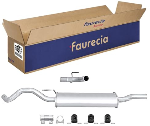 HELLA 8LD 366 036-191 Endschalldämpfer - Easy2Fit Kit - hinten - zweiteilig