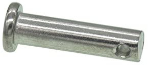 BELLAY M5 M6 M8 Gabelkopfstifte mit Kopf 304 Edelstahl Schaft Flachkopf mit Loch Pin Bolt Pin Zylindrische Stifte (Größe: M8 (10 Stück), Farbe: 30 mm)