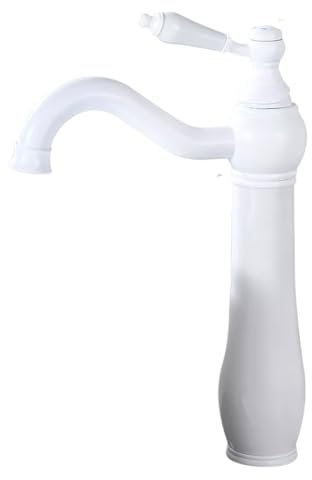 Taps Faucet Full Copper Bathroom Wash Basin Hot and Cold Natural Jade Faucet Household Bathroom Countertop Basin Faucet, White High Paint