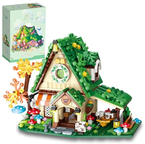 YILETKC Kaffeehaus Bausteine, 546 Teile Cafe Haus Street View Modular Architektur Spielzeug, MOC Klemmbausteine Haus Modell Bausatz, Geschenk für Erwachsene und Teenager