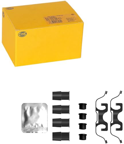 HELLA 8DZ 355 206-421 Zubehörsatz, Bremssattel - K0757 - Bremssystem: ATE | Kompatibel mit: MERCEDES-BENZ C-CLASS, C-CLASS Cabriolet, C-CLASS Coupe, C-CLASS T-Model, GLC, GLC Coupe