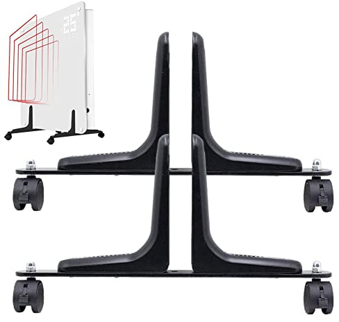 Soporte para biombo, soporte para ecualizador de pantalla, aleación de aluminio, 2 separadores de espacios, protección visual, oficina en casa, pies, panel, separador de ambientes, soporte