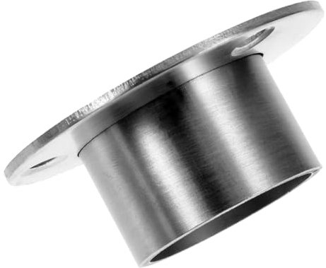 TOGEVAL Kleiderstangenhalterung Aus Rostbeständigem Stahl, Multifunktional Für Duschvorhang- Und Handtuchstangen, Flanschhalter Zur Wandmontage 22mm