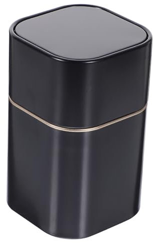 TOPBATHY 2pcs Airtight Metal Tea Canisters with Lids, Small Tinplate Tea Storage Jars for Coffee Beans, Sugar, Candy – Portable Kitchen Containers for Office and Home Use, Dark Blue