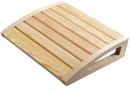Fonowx Poggiatesta per Sauna in Legno Schienale Accessori per Sauna Cuscino per Il Collo per Regalo di Amici per Donne/Uomini