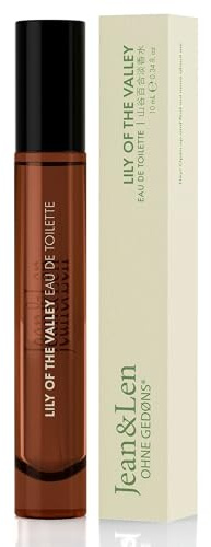Jean & Len Eau de Toilette Lily of the Valley, Eau de Toilette mit Maiglöckchen-Duft, praktisches mini parfum, ideal für unterwegs, hochwertiger Glas Flacon, 10 ml
