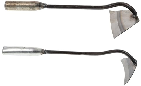 COOPHYA 2piezas Azada Desherbadora De Acero Herramientas De Jardinería Manuales para Desmalezar Manualmente Jardines y Huertos