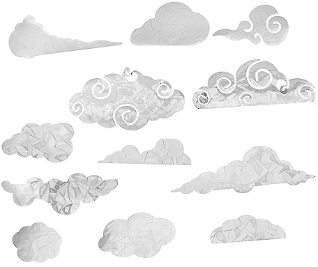 Amosfun 16 Hojas Pegatinas Anticolisión para Ventanas Forma de Decoración Creativa de Ventanas Calcomanías Estáticas Removibles para Hogar Protección para Aves Material Pet