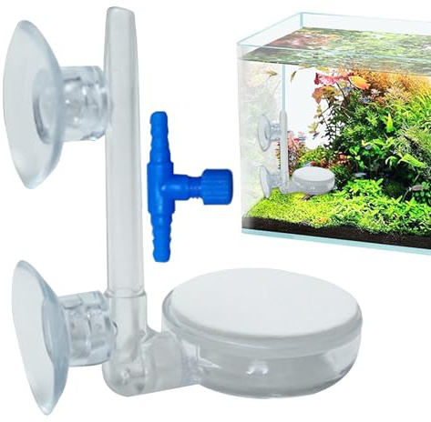 Generisch Aquarium Luftausströmer Stein,Sauerstoff Diffusor Luftstein für Fischbecken - Leiser Blasensprudler für Fischtranport und Heimgebrauch