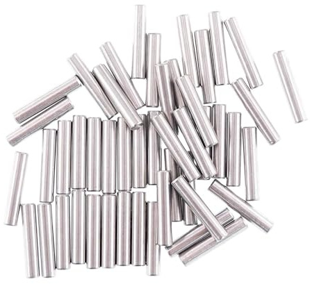 100 Stück Regalstifte aus Edelstahl 304, 2,5 mm Durchmesser x 3–15 mm Länge, Dübelstifte zur Regalbefestigung(Length 4mm)