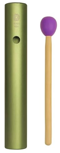 WahWah Tube Instrument Colorful Musical Bells Metal Wah-Wah Tube Sound Healing Wind Chimes Professional Chakra Meditation Percussion Instrument(Green)