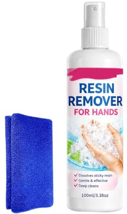 Removedor De Resina De Manos 100ml Limpiador Suave al Agua para Pintura y