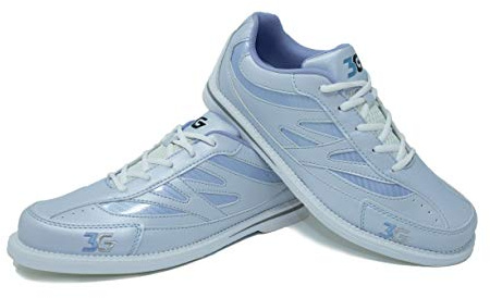 3G Cruze, scarpe da bowling, da donna e da uomo, per destrorsi e mancini, 3 colori, taglia 36-46, Bianco avorio, 36.5 EU