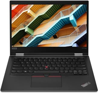Lenovo ThinkPad X13 Yoga Ibrido (2 in 1) Nero 33,8 cm (13.3) 1920 x 1080 Pixel Touch Screen Intel® Core i5 di Decima Generazione 8 GB DDR4-SDRAM 256 GB SSD Wi-Fi 6 (802.11ax) Windows 10 PRO -