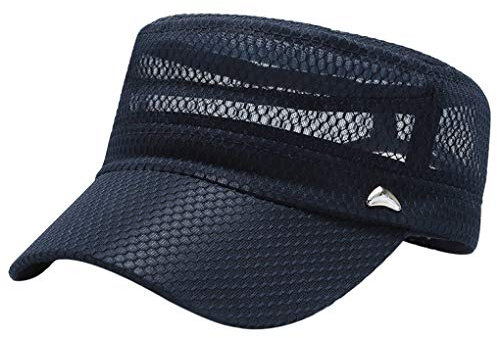 Baseball Cap Tennis Golf Cap Sonnenkappe Sport Kappe Hut Basecap Herren Damen Baseballkappe Baseballmütze Faltbarer Verstellbar Schildkappe Sommer Cap (Dunkelblau-(Army Kappe))
