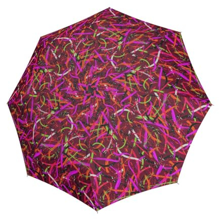 Doppler Fiber Magic Expression Automatik Regenschirm Duomatic Schirm 7441465E, Farbe:Berry