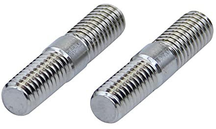 Stehbolzen M8 x 35 Auspuff Auspuffstehbolzen 2 Stück kompatibel mit Honda MT MB MTX MBX 50 80