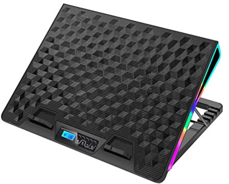 SMSOM 18 inch Dual Fan Lap Chill Mat - Laptop Cooling Pad, Heat Protection Laptop Cooler, USB Connection Laptop Fan