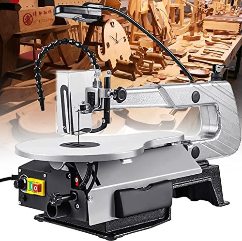 JIADUOFU La Curva Elettrica for La Lavorazione del Legno Ha Visto La Sega a Filo Multifunzionale da Tavolo Sega da Taglio Modello di Sega a Macchina 400-1600 Giri/Min Sega da Traforo,20toothsaw