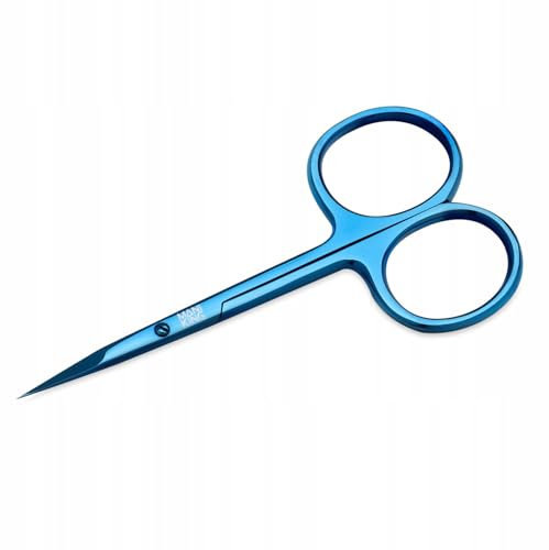 MANI KING Forbici professionali per cuticole con punta dritta, forbici cosmetiche dritte, forbici cosmetiche per cuticole ideali per rimuovere le cuticole intorno alle unghie e per tagliare strumenti