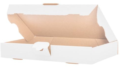 verpacking Maxibriefkartons 180 x 100 x 30 mm Maxibrief MB-0 Weiß Versand Post Faltschachtel (Innenmaß 176 x 96 x 27 mm) Versandschachtel Büchersendung (50 Stück)