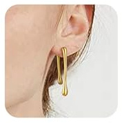 EVER FAITH Ohrringe für ohrlöcher Ohrringe Gold Creolen Zirkonia hypoallergene Ohrstecker für Damen