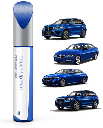 Vernice ritocco per BMW serie 2019-2020 X5/X4/iX3/X3/X2/X1/5/1 - Corrispondenza esatta - Rimozione di graffi e scheggiature - Blu Phytonic Metallic (C1M)