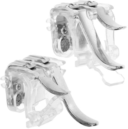 KONTONTY 1Pair Gaming Trigger Controllers for Mobile Phones Lightweight and Durable Design Enhances Shooting Compatible with Various Phone Models Easy Setup for Mobile