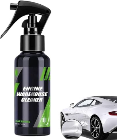 Efficace Spray Detergente per Motore, Agente di Rivestimento per Auto, Sgrassatore Motore Heavy Duty, Strumento per Interni Auto e Cruscotti (1 pezzi)