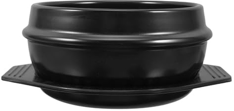 LIFKOME Pentola Casseruola in Terracotta per Bibimbap per Cucinare e Stufati per e Cucine Domestiche