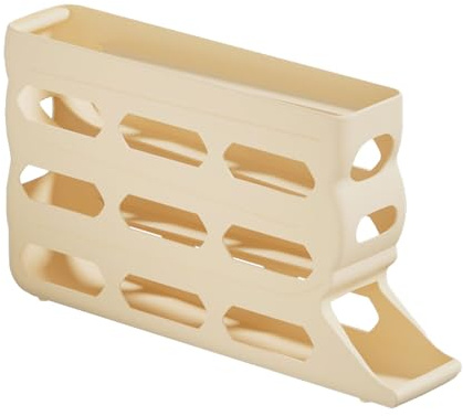 Huevera para frigorífico – Bandeja automática de rotación con 4 niveles – Capacidad 30 estantes antideslizantes fáciles de limpiar para cocina, desayuno, pastelería y comida