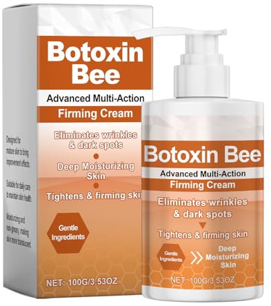 BotoxBee Advanced Action Firming con fórmula avanzada para reafirmar la piel, reducción de arrugas para un aspecto juvenil (naranja, 4,8 x 4,8 x 11,3 cm)