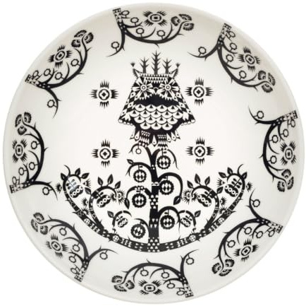 Iittala 1023851 tiefer Teller schwarz, 20cm, Porzellan