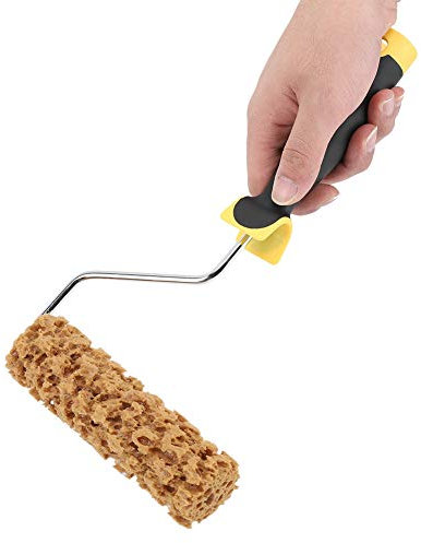 Rullo di Vernice Decorativo con Texture per Muri e Soffitti - Strumento Professionale di Verniciatura con Manico per Applicare Motivi Graining e Effetti Decorativi