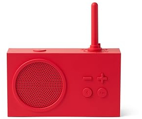 Lexon TYKHO 3 Enceinte Bluetooth Portable et Poste Radio FM, Etanche avec Batterie Rechargeable (Plaine Rogue)