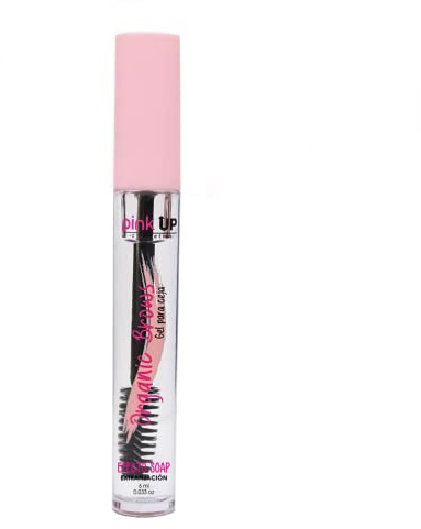 PINK UP Organic Brows| Eyebrow Gel | Brow Gel| Clear Mascara | Transparent gel to comb the eyebrows| Provides definition and volume| Maximum fixation| Model PKOE01